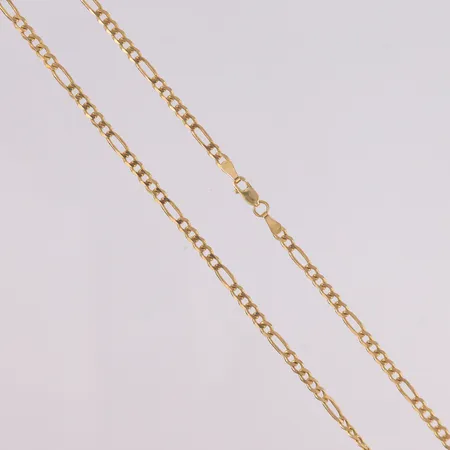 Kjede, lengde 55cm, bredde 3,1mm, 14K Vekt: 9,3 g Kontakt Lånekontoret for frakt