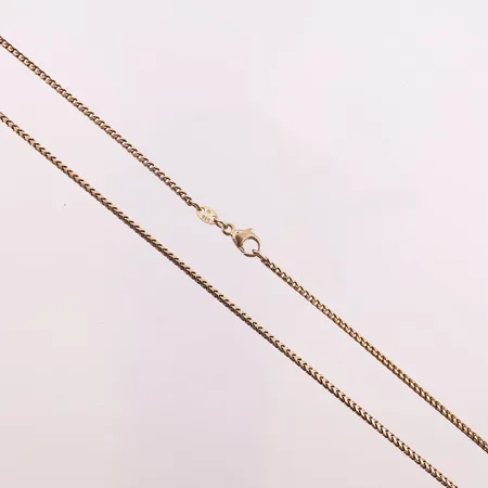 Halskjede, lengde 54,5mm, bredde 1,5mm, 14K Vekt: 7,5 g Kontakt Lånekontoret for frakt