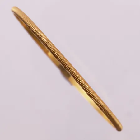 Armring, ø60 mm, bredde 2,7 mm, 21K Vekt: 7,3 g Kontakt Lånekontoret for frakt