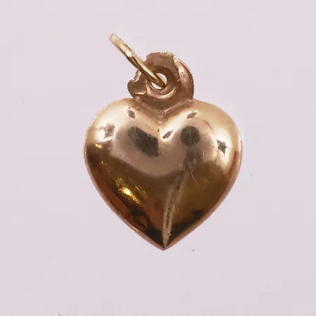 Anheng, hjerte, 9,6x12,5mm, bredde 3,5mm, 14K Vekt: 0,3 g Kontakt Lånekontoret for frakt