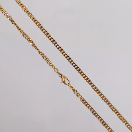 Kjede Panser, lengde 46cm, bredde 3,8mm, 18K Vekt: 24,7 g Kontakt Lånekontoret for frakt