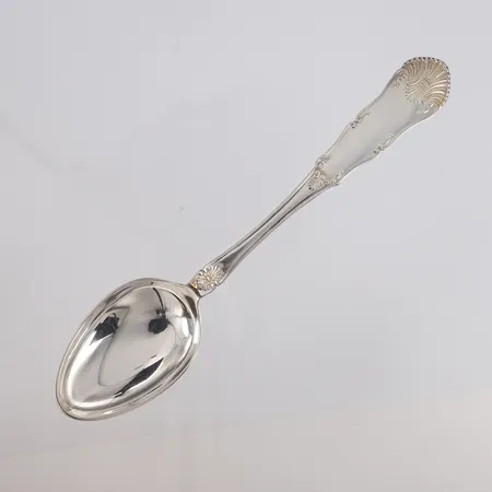 6 spiseskjeer, Iris, lengde 18,8cm, 830S Vekt: 194,8 g Kontakt Lånekontoret for frakt