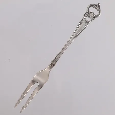 Stor koldtgaffel, Barokk II, David-Andersen, lengde 13,4cm, 830S Vekt: 12,5 g Kontakt Lånekontoret for frakt