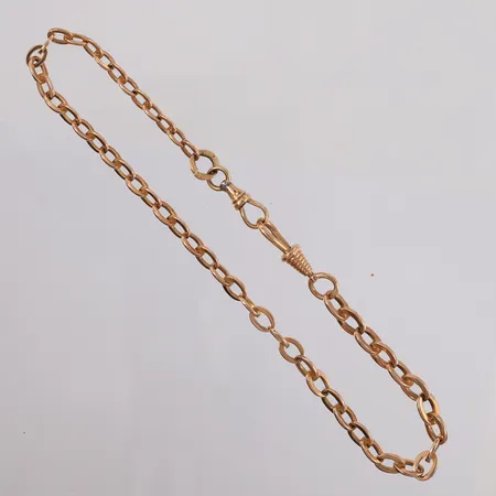 Lenke til (Omega) lommeur, lengde 36cm, bredde 1- 5,4mm, roségull, 14K Vekt: 28,1 g Kontakt Lånekontoret for frakt