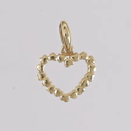 Anheng hjerte, 16x12mm, 14K Vekt: 0,8 g Kontakt Lånekontoret for frakt