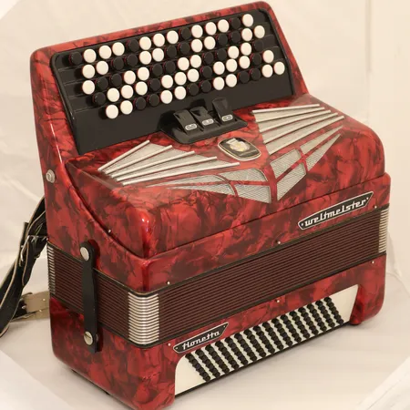 Trekkspill, Weltmeister Honetta, ikke funksjonstestet, med koffert Kontakt Lånekontoret for frakt