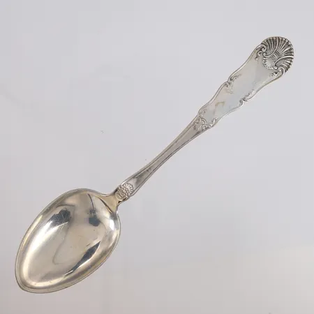 6 store spiseskjeer, Iris, lengde 20,6cm, 830S Vekt: 305,6 g Kontakt Lånekontoret for frakt