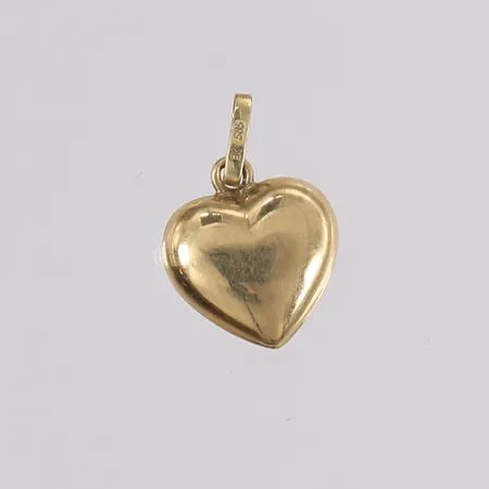 Anheng hjerte, 15x11mm, 14K Vekt: 0,4 g Kontakt Lånekontoret for frakt