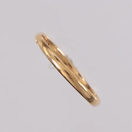 Ring, ø19,5mm, bredde 2mm, 14K Vekt: 1,1 g Kontakt Lånekontoret for frakt