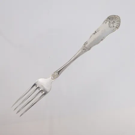 6 spisegafler, Iris, lengde 18,6cm, 830S Vekt: 214,7 g Kontakt Lånekontoret for frakt