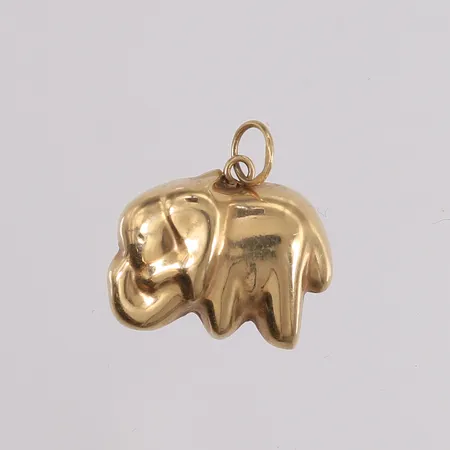 Anheng elefant, 19x18mm, 14K Vekt: 1,4 g Kontakt Lånekontoret for frakt