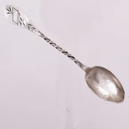 Teskje, lengde 12,7 cm, bredde 23,5 mm, 830S Vekt: 8,5 g Kontakt Lånekontoret for frakt