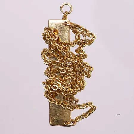 Skrotgull, gravert, 18K Vekt: 10,9 g Kontakt Lånekontoret for frakt