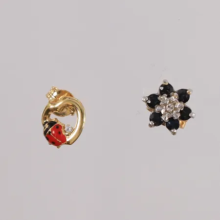 Skrotgull, 18K.  Vekt: 0,9 g Kontakt Lånekontoret for frakt