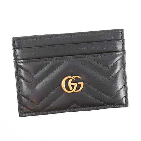 Gucci kortholder i skinn, 100x75 mm, med original eske og tekstilpose Kontakt Lånekontoret for frakt