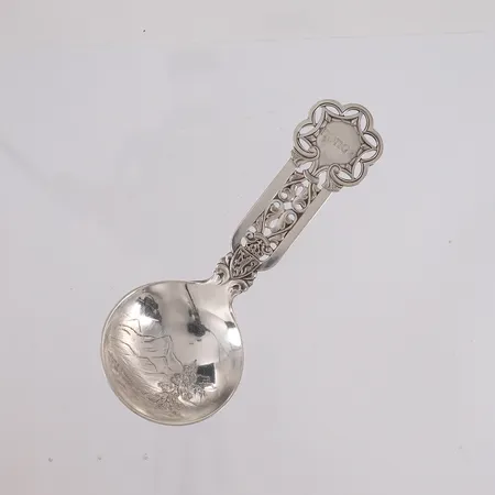 Skje, Norge, 40G sølvplett.  Kontakt Lånekontoret for frakt