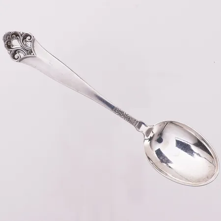 Teskje Lillemor, lengde 14,5 cm, bredde 4,4 - 31,2 mm, 830S Vekt: 19,5 g Kontakt Lånekontoret for frakt