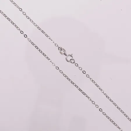 Halskjede Anker, lengde 40 cm, bredde 1,6 mm, 18K Vekt: 1,1 g Kontakt Lånekontoret for frakt