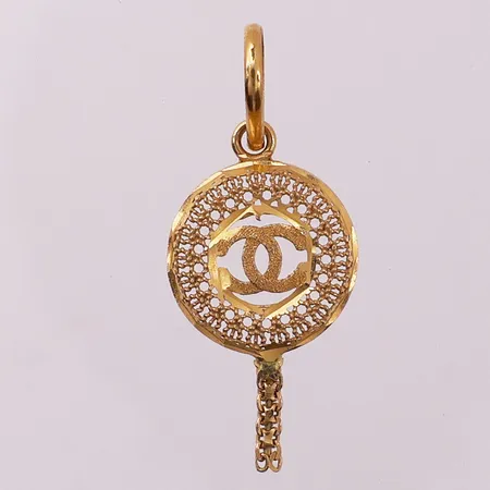 Anheng, Ø 14,8 mm, bredde 2,7 mm, ikke ekte merkevare, 21K Vekt: 1,4 g Kontakt Lånekontoret for frakt