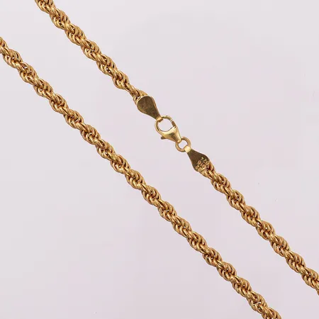 Halskjede Cordell, lengde 56,2 cm, bredde 3,8 mm, 22K Vekt: 11,4 g Kontakt Lånekontoret for frakt