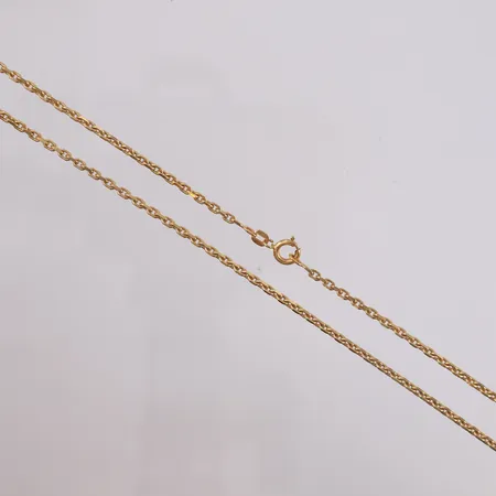Kjede Anker, lengde 72cm, bredde 1,8mm, 14K Vekt: 15,7 g Kontakt Lånekontoret for frakt