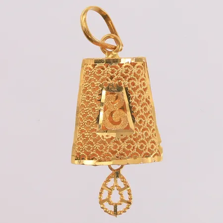 Anheng, 38x16mm, 21K Vekt: 2,6 g Kontakt Lånekontoret for frakt