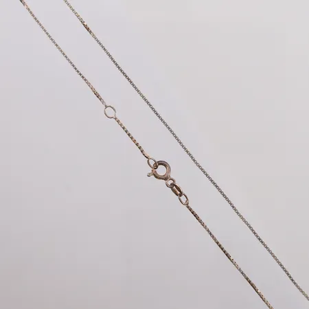 Kjede Veneziansk, lengde 41cm, bredde 1,1mm, 925S Vekt: 2,3 g Kontakt Lånekontoret for frakt