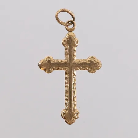 Anheng kors, 30x16mm, 9K Vekt: 0,8 g Kontakt Lånekontoret for frakt