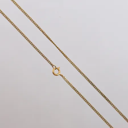 Kjede Panser, lengde 45,5cm, bredde 2,1mm, 14K Vekt: 6,4 g Kontakt Lånekontoret for frakt