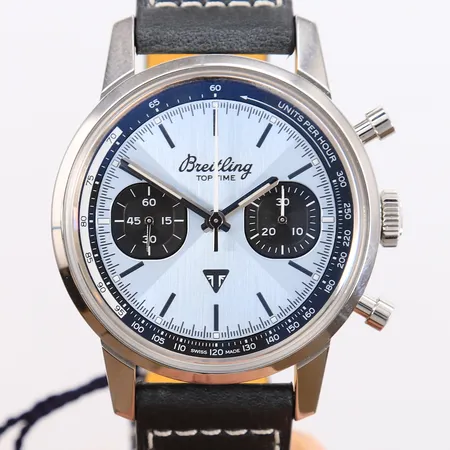 Armbåndsur Breitling Top Time Triumph, ref A23311121C1X1, snr 7329894, ø41mm, automat, stål, sertifkat, reiseetui. Fin tilstand! Vekt: 0 g Kontakt Lånekontoret for frakt