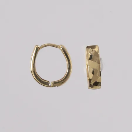 Ett par øredobber, 14x12mm, 14K Vekt: 1 g Kontakt Lånekontoret for frakt