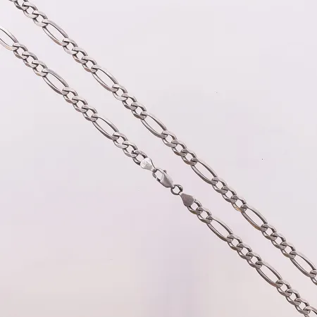 Halskjede figaro, lengde 52 cm, bredde 6,8 mm, 925S Vekt: 31,4 g Kontakt Lånekontoret for frakt