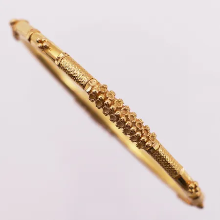 Armring, Ø 60 mm, bredde 5 mm, 22K Vekt: 11,5 g Kontakt Lånekontoret for frakt