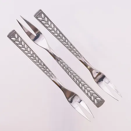 3 koldtgafler i Juvel, lengde 13,9 cm, 830S Vekt: 38,8 g