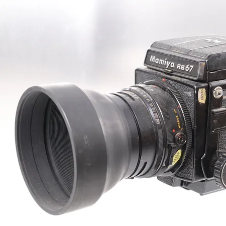 Systemkamera, Mamiya RB67 127mm med ekstra objektiv, snr: 105455, uten øvrig tilbehør Kontakt Lånekontoret for frakt