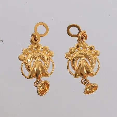 To stk. anheng, 30x13mm, 22K Vekt: 3 g Kontakt Lånekontoret for frakt