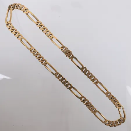 Kjede Panser, lengde 60cm, bredde 10,6mm, 14K Vekt: 149,3 g Kontakt Lånekontoret for frakt