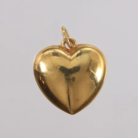 Anheng hjerte, hult, 20x17mm, 14K Vekt: 1 g Kontakt Lånekontoret for frakt
