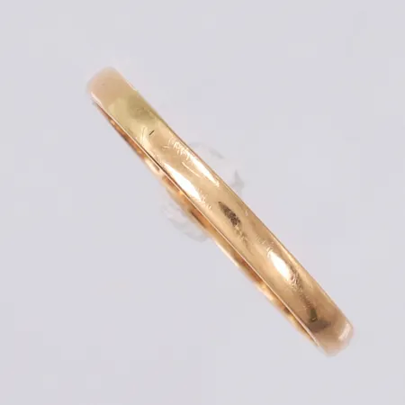 Ring, ø19,2mm, bredde 2,1mm, gravert, 14K Vekt: 1,5 g Kontakt Lånekontoret for frakt