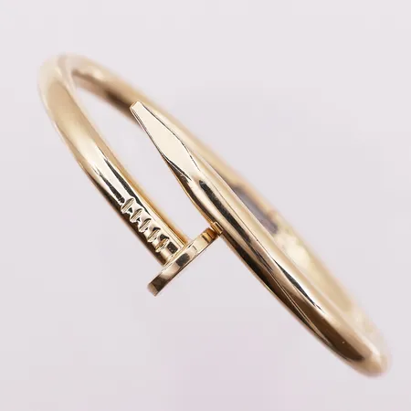 Armring spiker, Ø ca 60 mm, bredde 5 - 17 mm, ikke ekte merkevare, 14K Vekt: 15,1 g Kontakt Lånekontoret for frakt