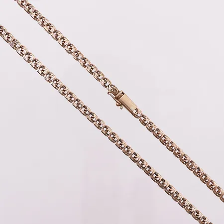 Halskjede bismark, lengde 56 cm, bredde 4,7 mm, 14K Vekt: 20,6 g Kontakt Lånekontoret for frakt