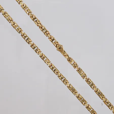 Kjede Konge, lengde 61cm, bredde 4,2mm, 14K Vekt: 59,2 g Kontakt Lånekontoret for frakt