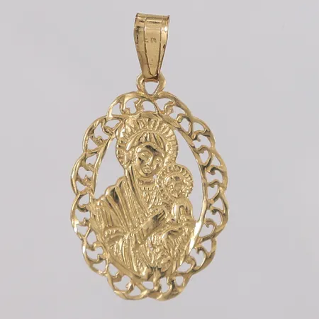 Anheng, 35x20mm, 14K Vekt: 1,8 g Kontakt Lånekontoret for frakt