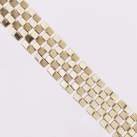 Armbånd murstein, lengde 20 cm, bredde 20,1 mm, 14K Vekt: 45,3 g Kontakt Lånekontoret for frakt