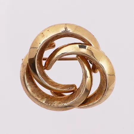 Brosje, lengde 25 mm, bredde 24 mm, 14K Vekt: 3,2 g Kontakt Lånekontoret for frakt