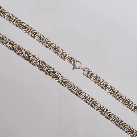 Kjede Konge, lengde 52cm, bredde 8,2mm, 925S Vekt: 131,6 g Kontakt Lånekontoret for frakt