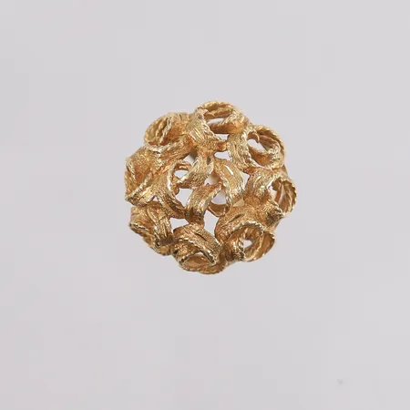 Ring med dekor, ø18mm, bredde ca 2mm, 14K gull. Vekt: 6,8 g Kontakt Lånekontoret for frakt