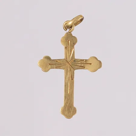 Anheng kors, 24x14mm, 14K Vekt: 0,3 g Kontakt Lånekontoret for frakt