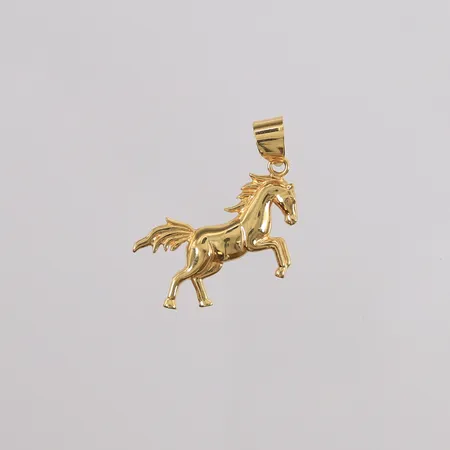 Anheng hest, 22x17mm, 18K Vekt: 1,8 g Kontakt Lånekontoret for frakt
