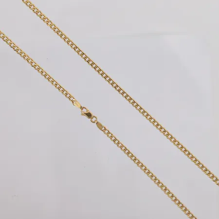 Kjede Anker, lengde 56cm, bredde 3mm, 18K Vekt: 12 g Kontakt Lånekontoret for frakt
